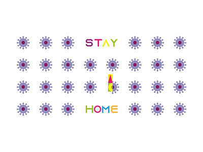 Stay home app design flat graphic design illustration illustrator kids book minimal vector