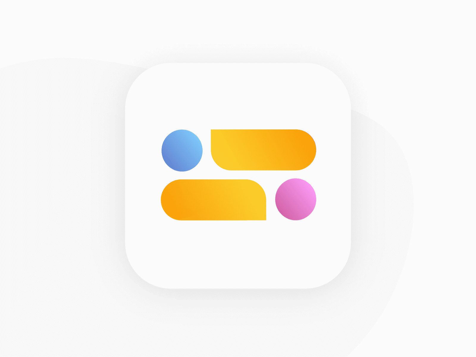 IMHO App Icon animation app apple bouncing design gradient icon ios iphone logo minimal mobile mobile app ui ux