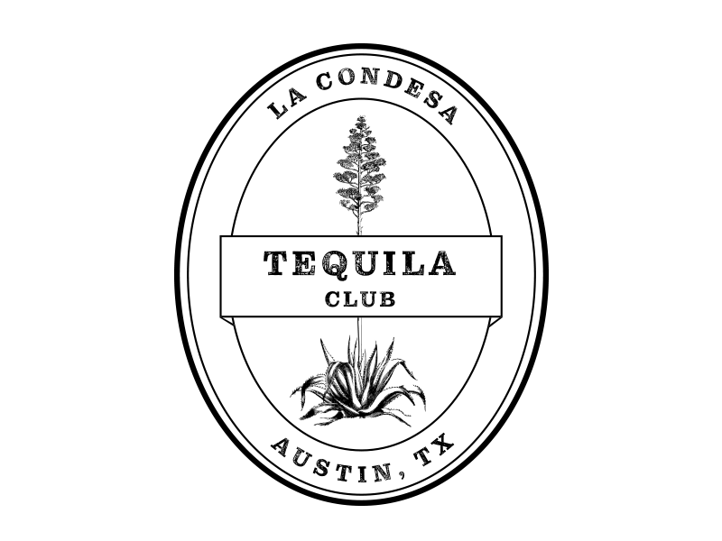Tequila Club agave anejo blanco blue weber brand design branding century plant crest distressed graphic design logo reposado tequila typogaphy typography vector