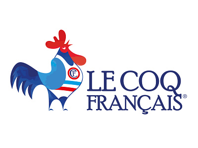Coq Français logo animals illustrated branding design illustration logo