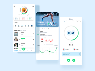 Custom Workout App app design design app health icon minimal mobile app ui ux workout app