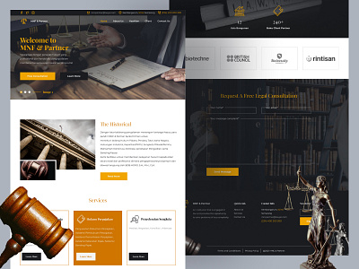 Website MNF & Partner corporate creative elegant design home homepage lawyer luxury design minimal ui ui ux uidesign website website design