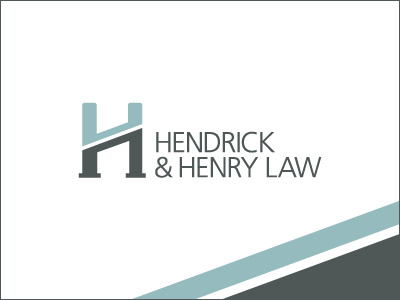 Hendrick & Henry Law Office Logo branding corporate design graphic design law office lawyer logo