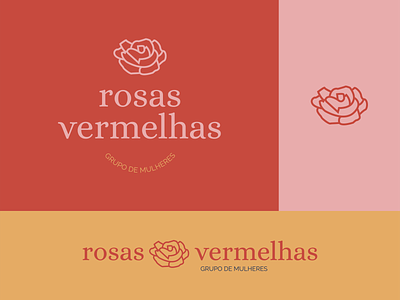 rose logo branding community comunidade design flor flower logo rosa rose