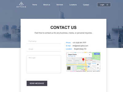 Contact Us by Alex on Dribbble
