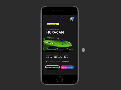 Renting motos app 🏎🏎🏎 animations application car designed mobile mobileapp simple smartphone ui ux