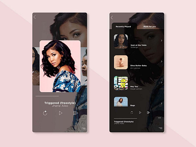 Music Player _Daily UI day 9 dailyui music app music player