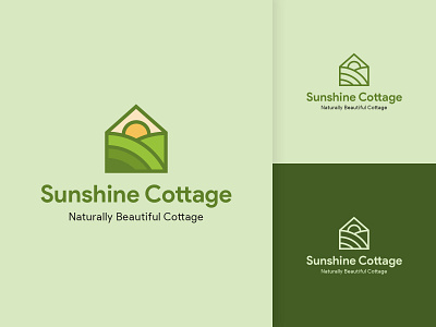 Sunshine Cottage - Logo Design logo logo2022 logocreation logoidea logoinspiration logomaker