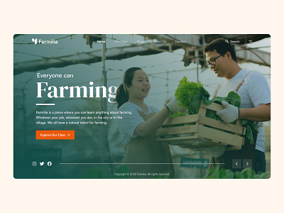 Farmilia - Farming Online Class Website