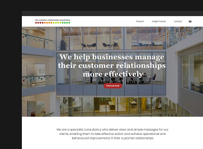 Customer Relationship Consultancy squarespace web design website website builder website design