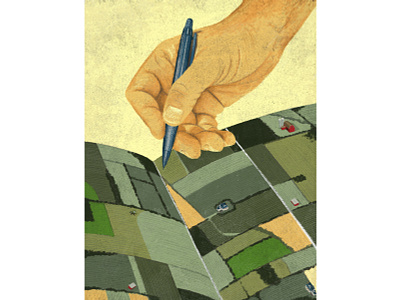 The Art of the Rental Deal editorial editorial illustration illustration