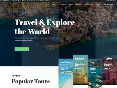 Travel Website Design And Development