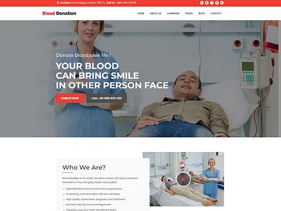 Blood Donation Website Design And Development