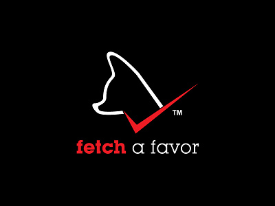 Fetch A favor branding design flat icon logo vector