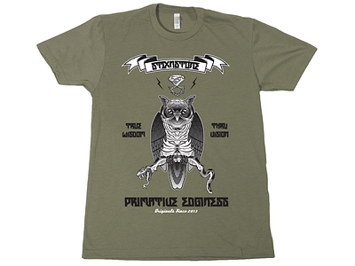 STIXNSTONE "Vision" T-shirt Design apparel clothing design graphic illustration merchandise owl serpant tshirt typography