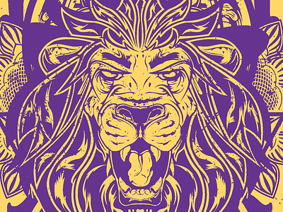 Orlando City Soccer self promotion cardstock design graphic illustration lion neenah orlando city print self promotion sports two color vector