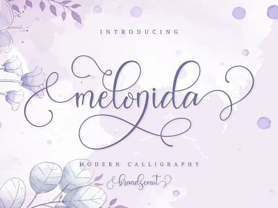 Melonida || Lovely Script Font