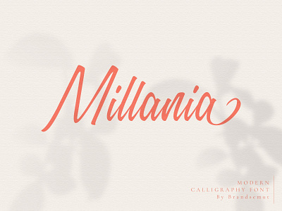 Millania || Modern Script Font