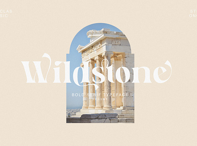 Wildstone – Ligature Serif Typeface luxury font