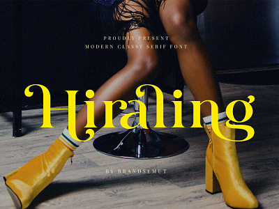 Hiraling – Modern Classy Serif Font calligraphy display font font free font logo font logotype modern font serif serif font social media typeface typography