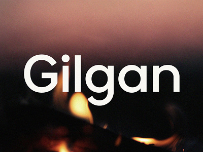 Gilgan Sans Serif branding font layout logo logo design logo font logotype modern font quotes sans sans serif social media typeface typography