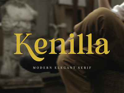 Kenilla – Modern Elegant Serif display font free font layout logo font logotype luxury font modern font quotes serif serif font social media typeface typography