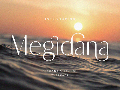 Megidana – Elegant & Stylish Sans Serif calligraphy