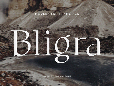 Bligra – Modern Serif Typeface display font font luxury font modern font retro serif serif font typeface typography