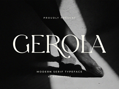 Gerola – Modern Serif Typeface brand identity branding calligraphy display font font free font ligature logotype modern font serif serif font typeface typography