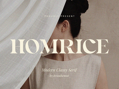 Homrice – Modern Classy Serif calligraphy display font font free font freebies logotype modern font serif serif font type typeface typography