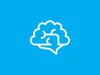 Brain Cloud Logo brain cloud communication data digital hosting logo network server social tecnology