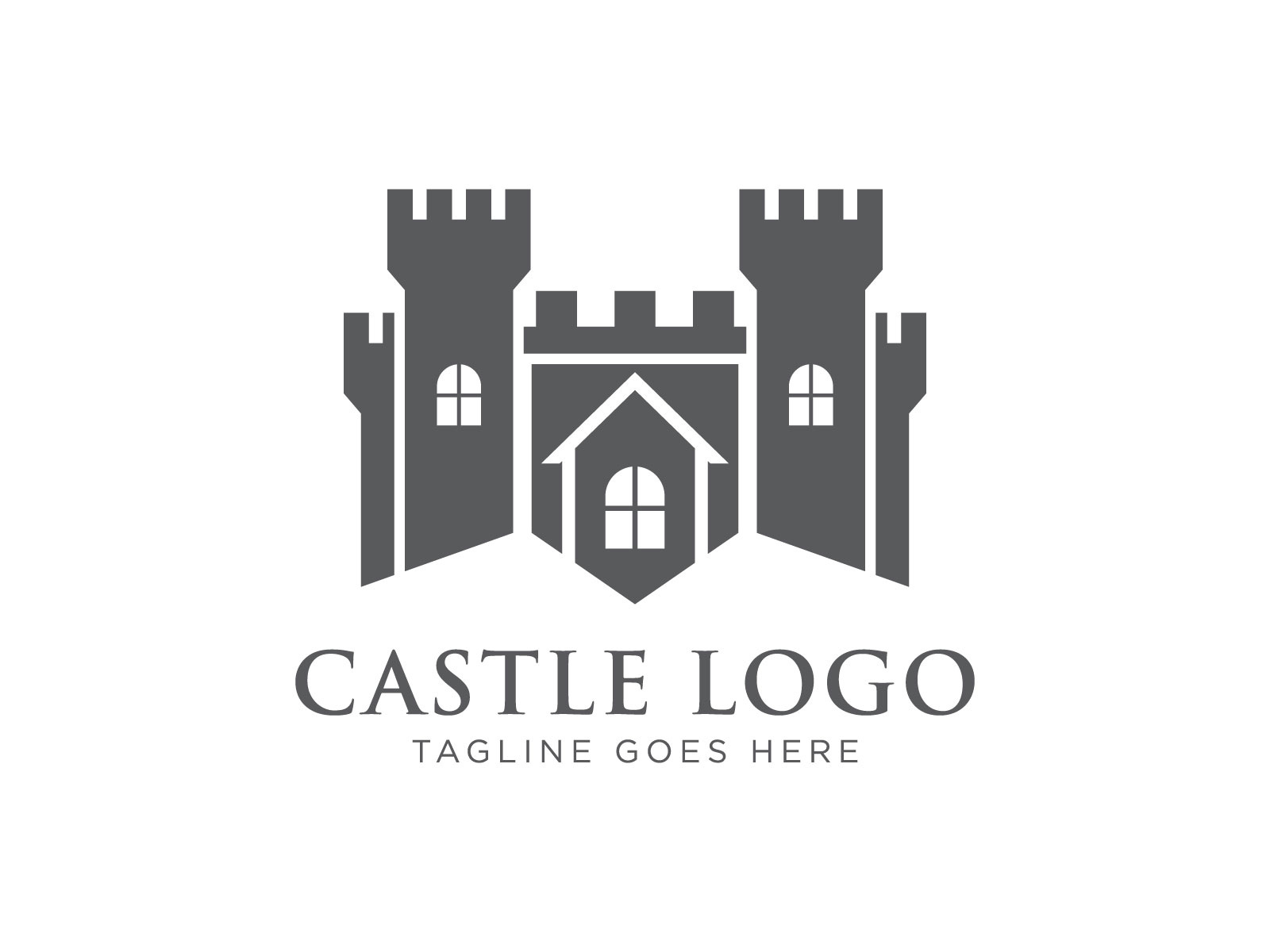 Castle Logo by Brand Semut on Dribbble