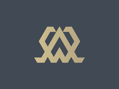 Premium Initial WA Logo