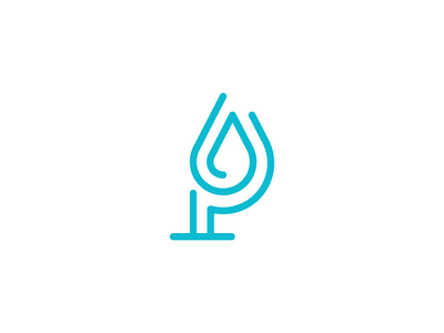 P Water Logo