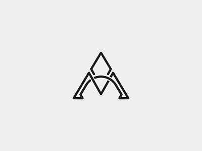 AM / MA Logo a am logo branding business fashion initial logo luxury m ma logo modern monogram sophisticated vector