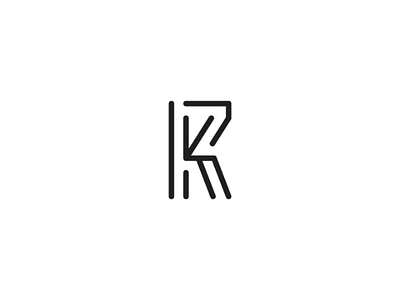 Initial RK Logo conslulting fashion finance initial k kr line logo luxury modern r rk rk logo vector