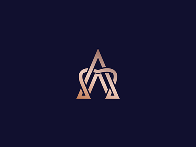 Luxury Initial A Logo a logo beauty business elegant fashion initial a jewelry letter a logo luxury modern sophisticated vector
