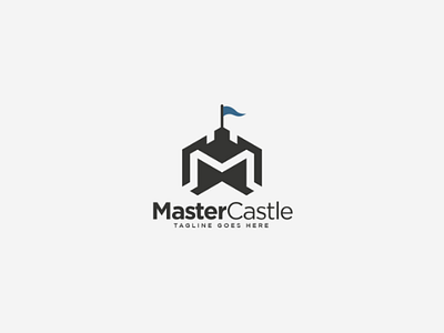 Master Castle Logo building business castle classic construction finance financial initial m law logo luxury m tower vector