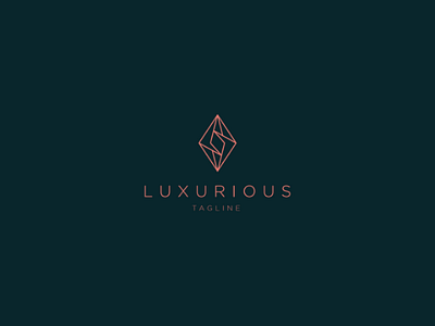 Luxury Jewelry Logo accessories boutique cosmetics diamond fashion gem jewelers jewelry logo luxurious luxury sophisticated vector