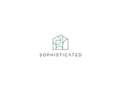 Sophisticated Real Estate Logo architecture building decor furnishing furniture home house interior logo luxury modern real estate sophisticated vector