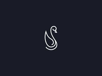 Swan Logo beauty bird cosmetics duck fashion logo luxurious luxury salon sophisticated spa swan vector yoga