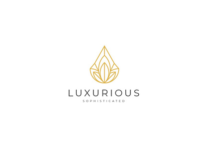 Luxurious Leaf Logo boutique cosmetics fashion feminine flower hotel jewelry logo luxurious luxury makeup mofern perfume resort salon skin care spa treatment vector wellness