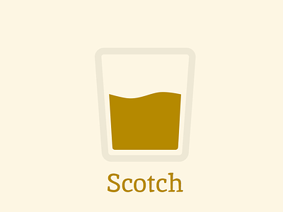 Scotch Logo flat logo minimal scotch