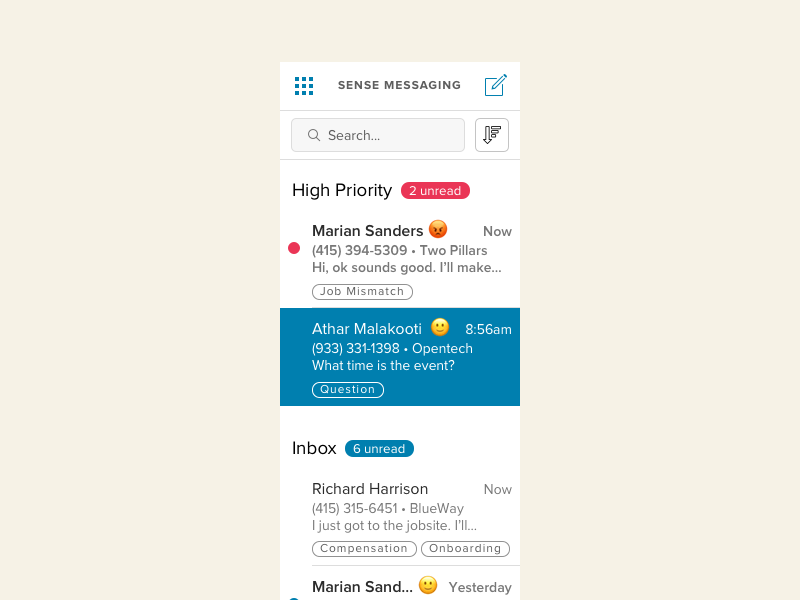 Browse thousands of Smart Inbox images for design inspiration | Dribbble