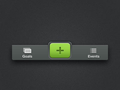 Tab Bar button ios juicy navigation tab bar