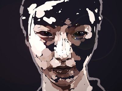 Darkness Within dark illustration photoshop portrait portrait art