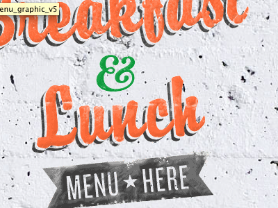 Website For A Taco Place painted type type