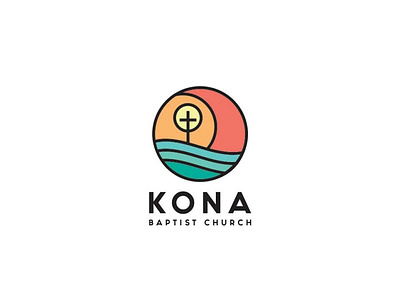 KONA Baptist Church branding hawaii logo religion