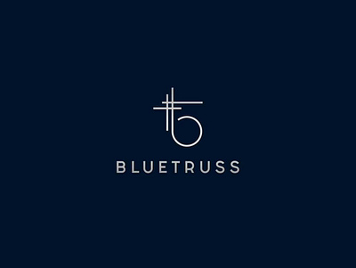 BlueTruss logo typography