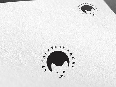 Akita. USA animal branding dog logo vector